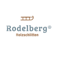 Rodelberg Holzschlitten